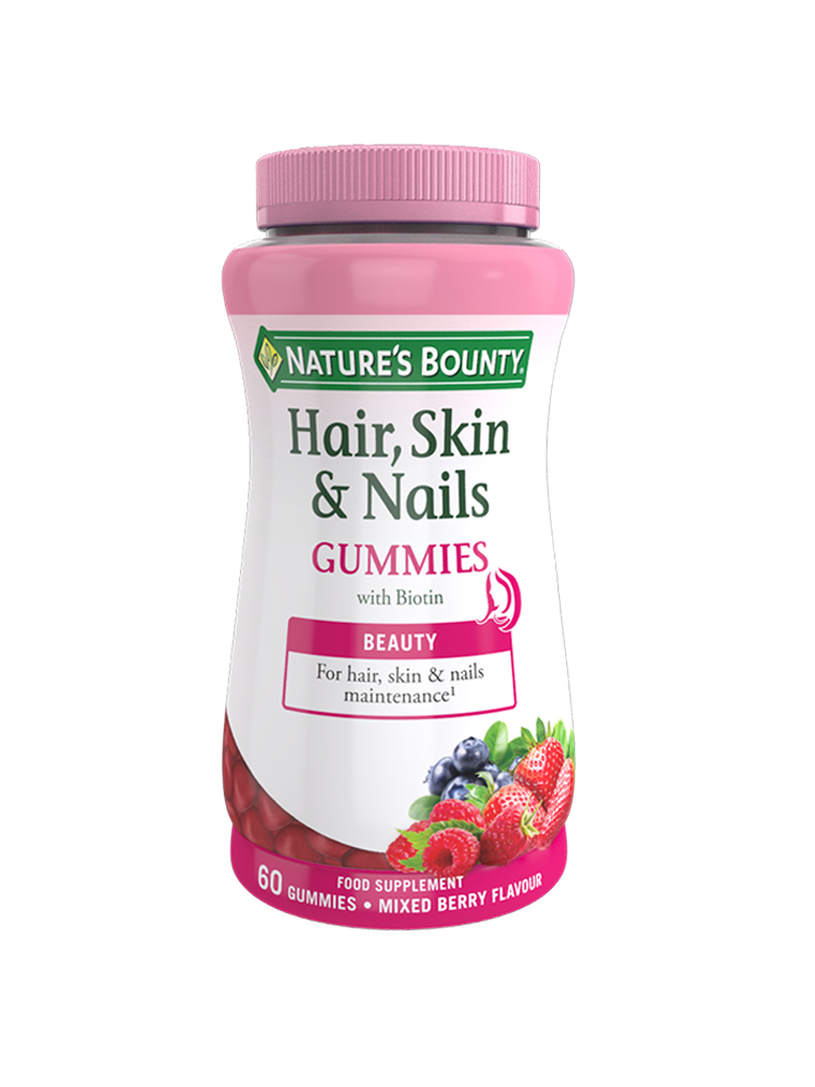 Nature S Bounty Hair Skin Nails Gummies Anti Aging Skincare Plump Preen